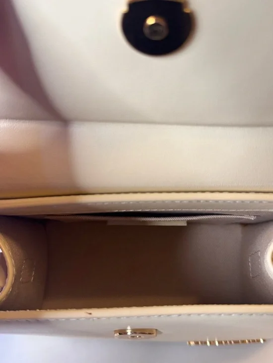 Jacquemus Authentic Mini Top-Handle Bag in Cream Leather w/Dusty Never Carried - Picture 9 of 13